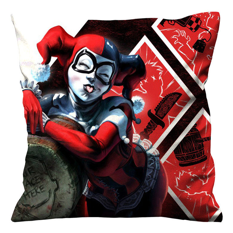 HARLEY QUINN THE CLOWN Cushion Case Cover
