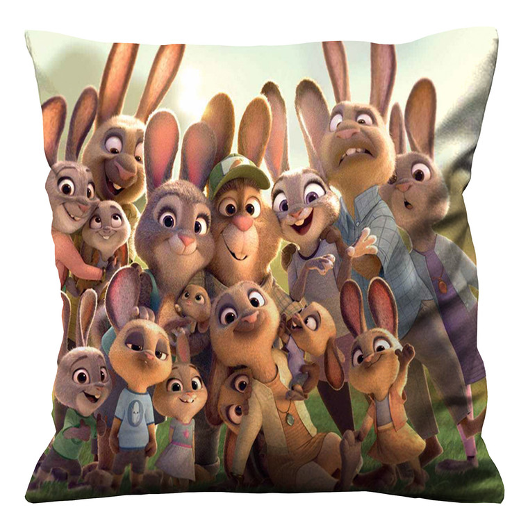 HOPPS FAMILY ZOOTOPIA Cushion Case Cover