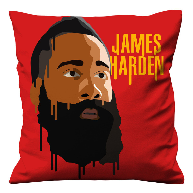 JAMES HARDEN HOUSTON ROCKETS ART Cushion Case Cover