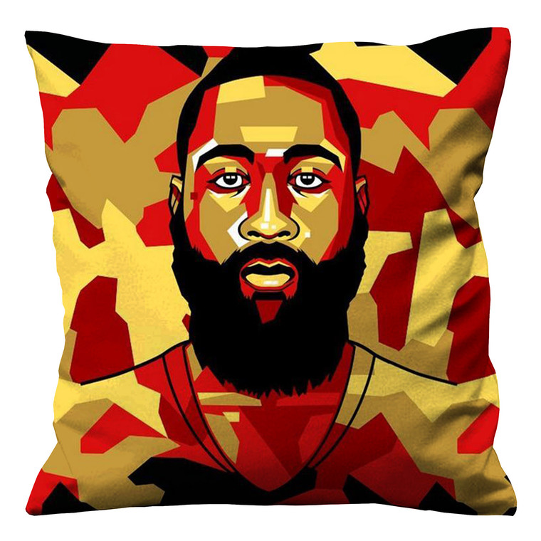 JAMES HARDEN HOUSTON ROCKETS Cushion Case Cover