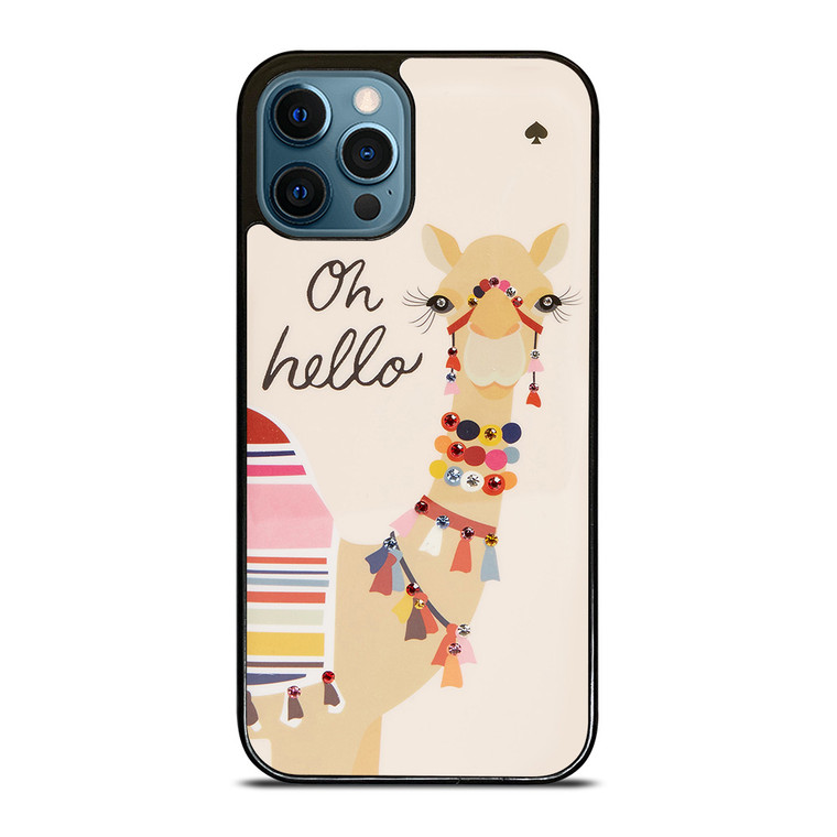 KATE SPADE CAMEL OH HELLO iPhone 12 Pro Max Case