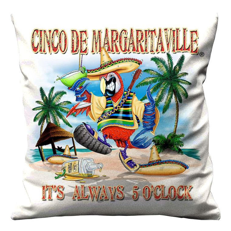 MARGARITAVILLE JIM BUFFETT Cushion Case Cover MARGARITAVILLE JIM BUFFETT Cushion Case Cover