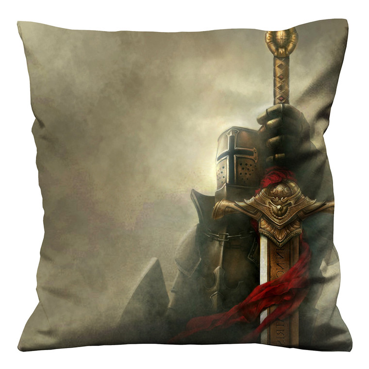MEDIEVAL KNIGHTS TEMPLAR Cushion Case Cover MEDIEVAL KNIGHTS TEMPLAR Cushion Case Cover