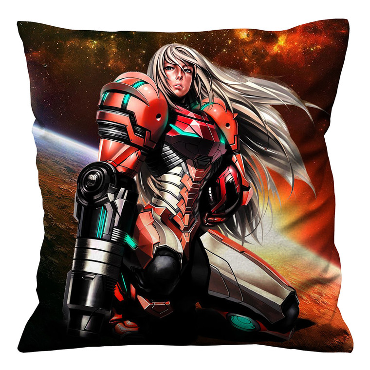 METROID SAMUS ARAN NEW AC Cushion Case Cover METROID SAMUS ARAN NEW AC Cushion Case Cover