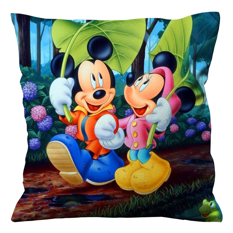 MICKEY MOUSE AND MINNIE MOUSE Cushion Case Cover