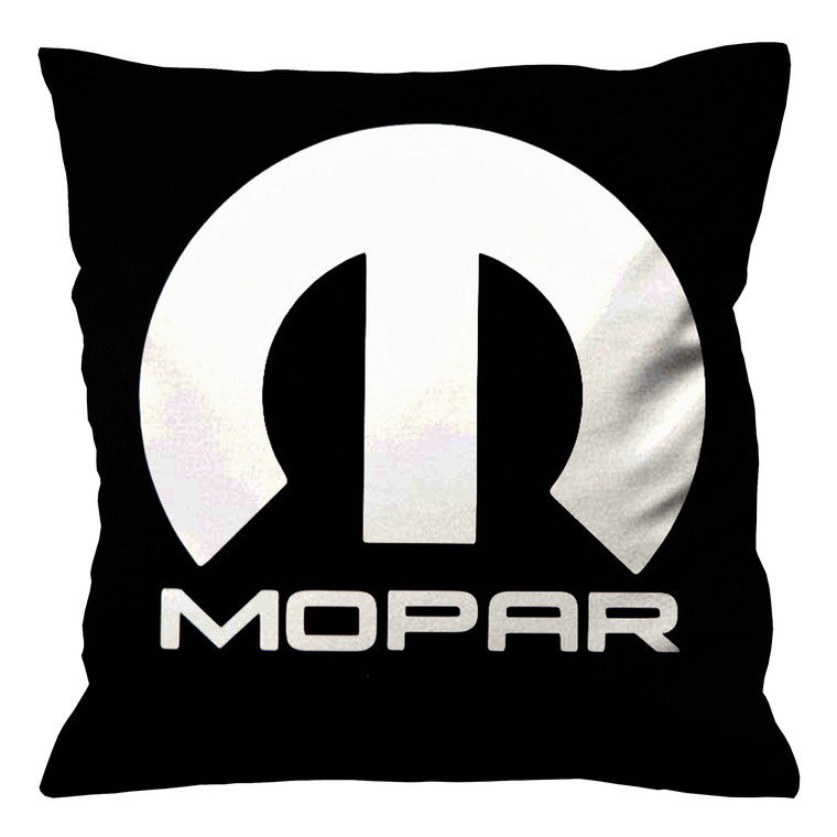 MOPAR LOGO BLACK WHITE  Cushion Case Cover MOPAR LOGO BLACK WHITE  Cushion Case Cover