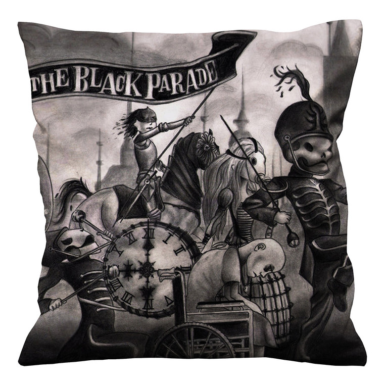 MY CHEMICAL ROMANCE BLACK PARADE Cushion Case Cover MY CHEMICAL ROMANCE BLACK PARADE Cushion Case Cover