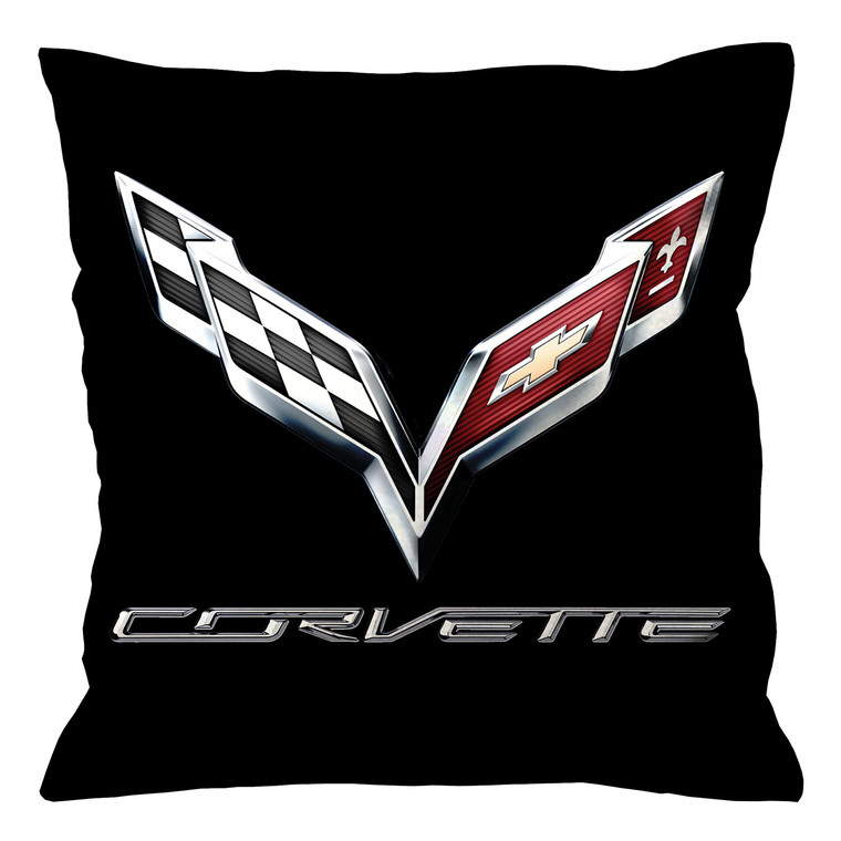 NEW CORVETTE LOGO Cushion Case Cover NEW CORVETTE LOGO Cushion Case Cover