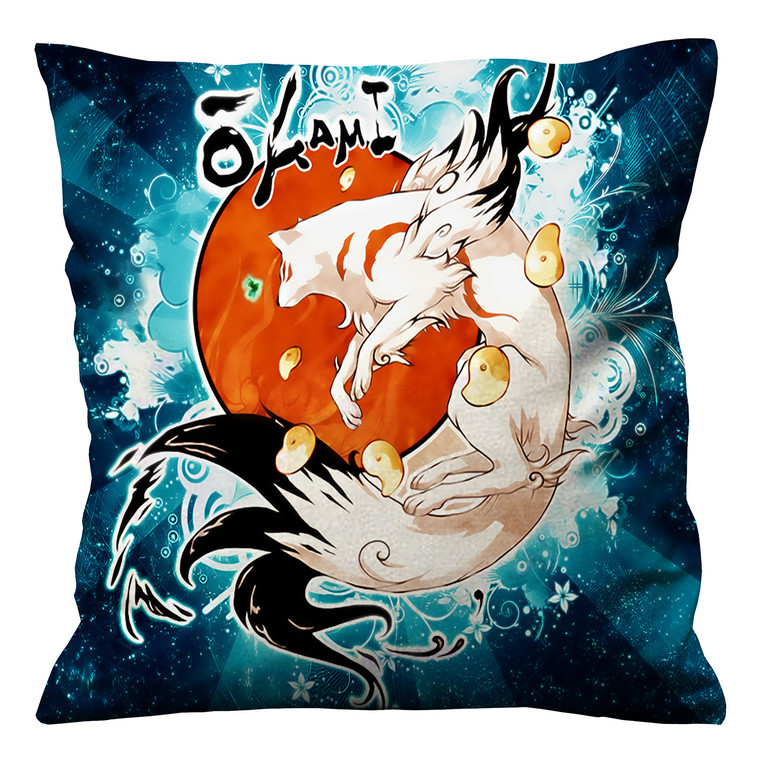 OKAMI WOLF Cushion Case Cover