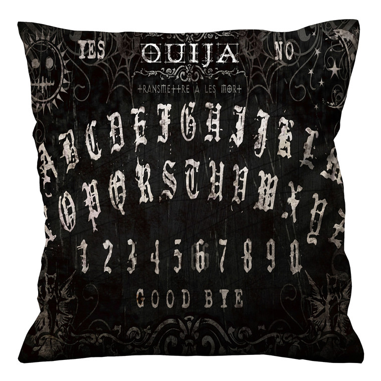 OUIJA BOARD BLACK Cushion Case Cover