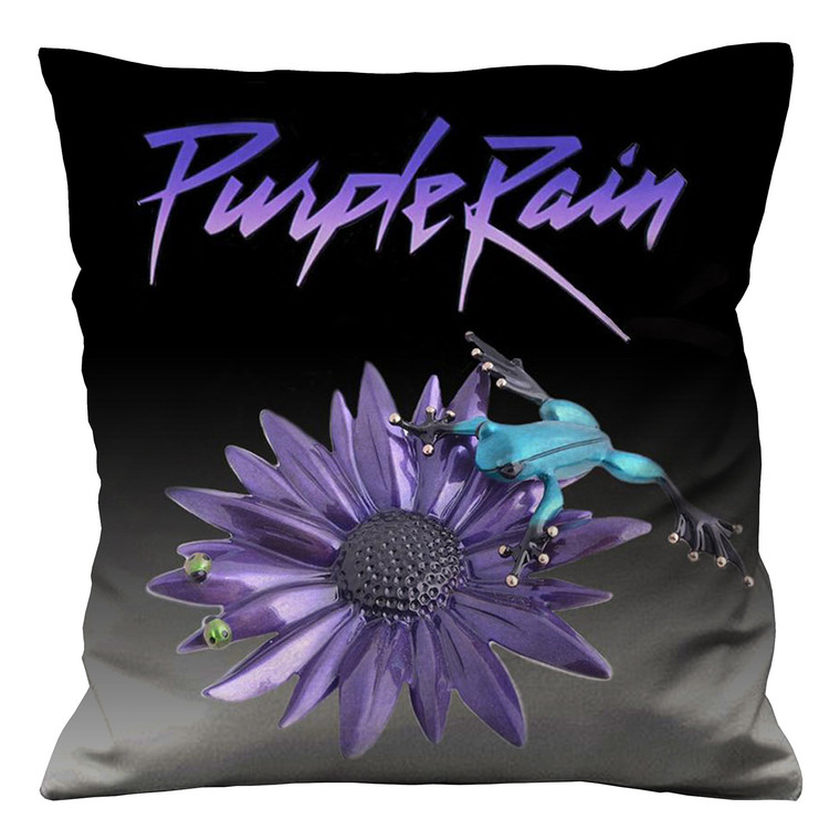 PRINCE PURPLE FROG Cushion Case Cover
