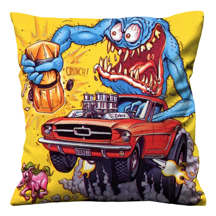 RAT FINK MIGHTY MUSTANG Cushion Case Cover RAT FINK MIGHTY MUSTANG Cushion Case Cover