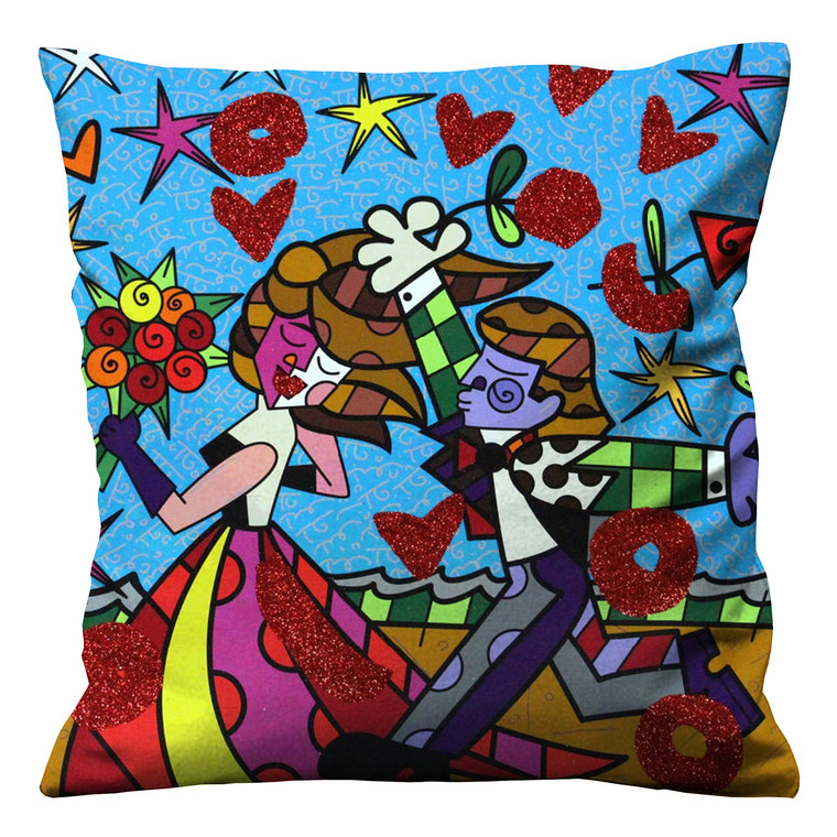 ROMEO BRITTO CELEBRATION Cushion Case Cover ROMEO BRITTO CELEBRATION Cushion Case Cover