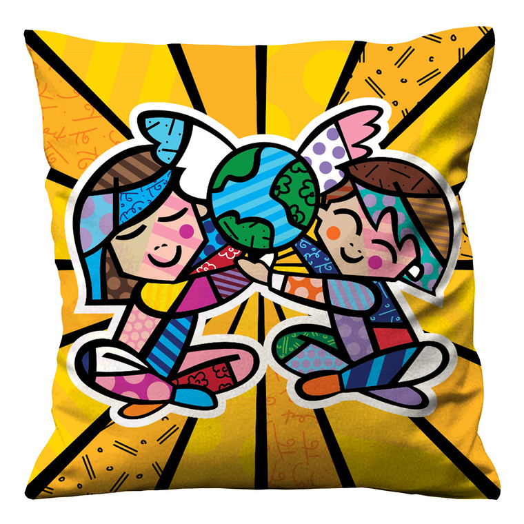 ROMERO BRITTO LOVE Cushion Case Cover ROMERO BRITTO LOVE Cushion Case Cover