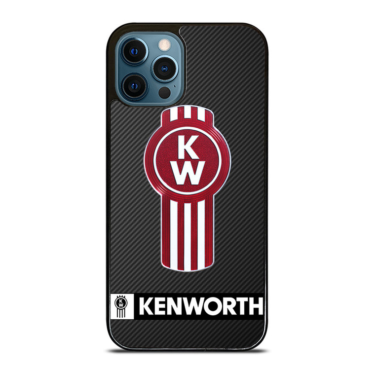 KENWORTH TRUCK LOGO CARBON iPhone 12 Pro Max Case KENWORTH TRUCK LOGO CARBON iPhone 12 Pro Max Case