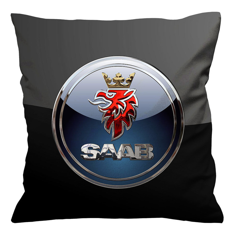 SAAB ON BLACK Cushion Case Cover