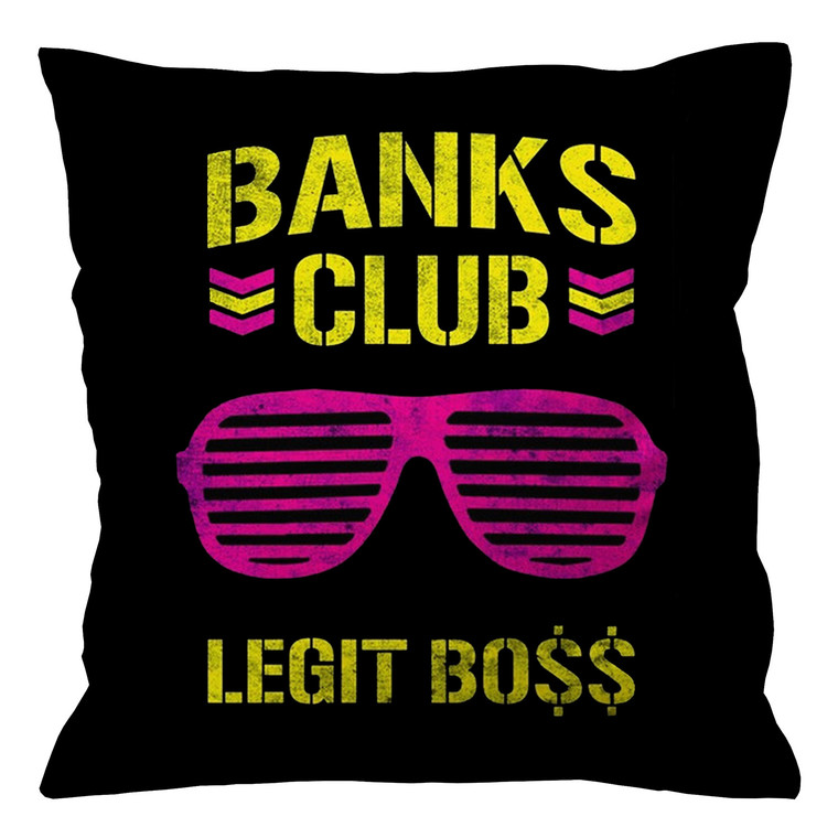 SASHA BANKS PINK YELLOW Cushion Case Cover