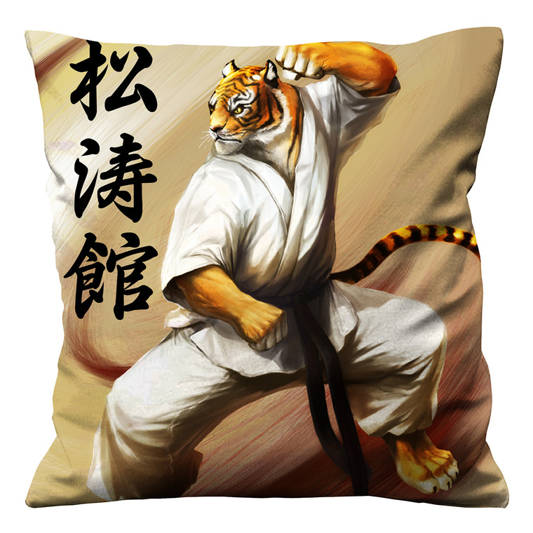 SHOTOKAN KARATE DOJO TIGER Cushion Case Cover