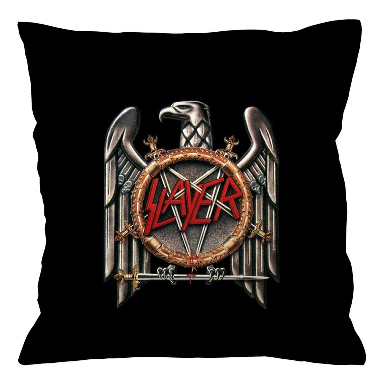 SLAYER METAL BAND LOGO CLASIC Cushion Case Cover