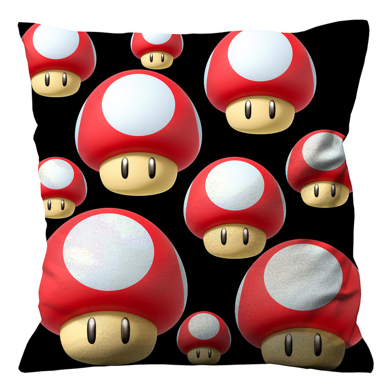 SUPER MARIO TOAD FACE Cushion Case Cover