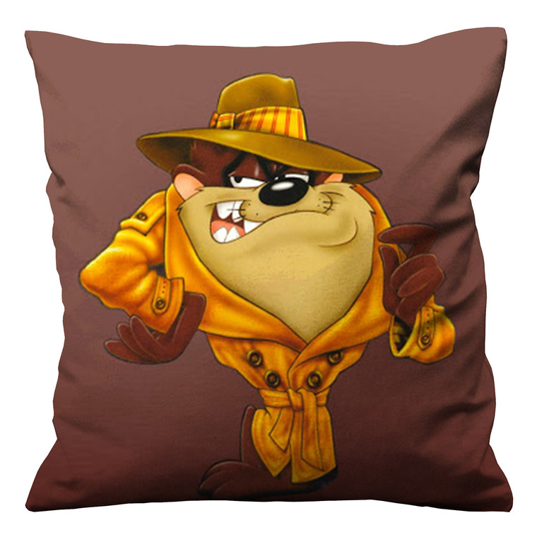 TAZ LOONEY TUNES DETECTIVE Cushion Case Cover