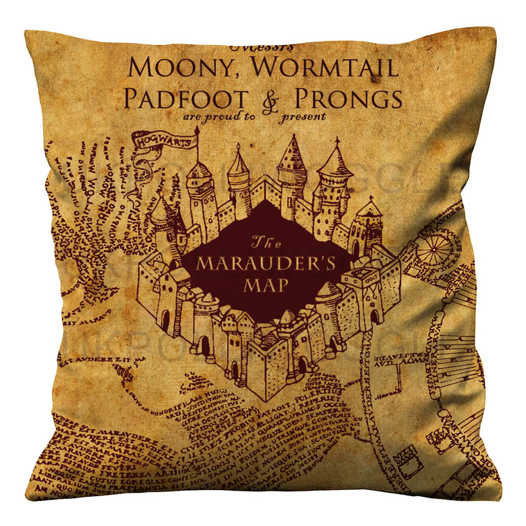 THE MARAUDER'S MAP Cushion Case Cover THE MARAUDER'S MAP Cushion Case Cover
