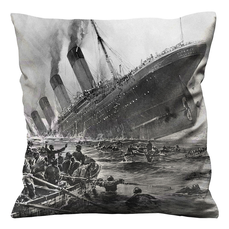 TITANIC WRECK ART Cushion Case Cover