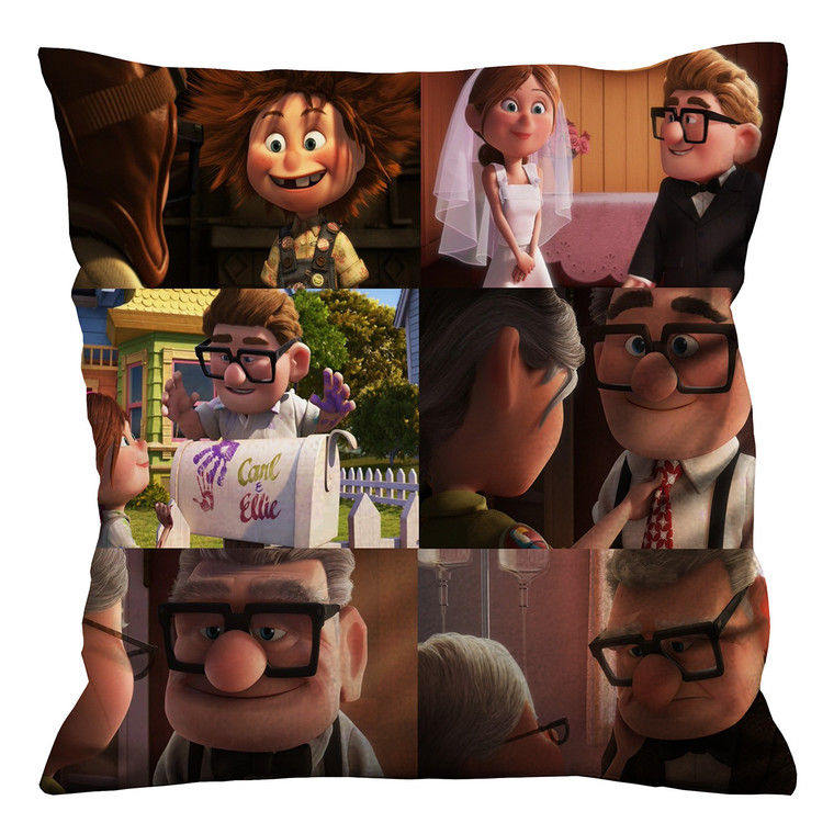 UP DISNEY CARL AND ELLIE Cushion Case Cover