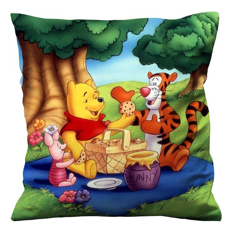 WINNIE THE POOH PIGLET TIGGER Cushion Case Cover WINNIE THE POOH PIGLET TIGGER Cushion Case Cover