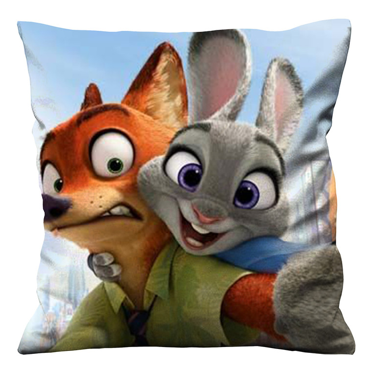 ZOOTOPIA NICK AND JUDY Cushion Case Cover ZOOTOPIA NICK AND JUDY Cushion Case Cover