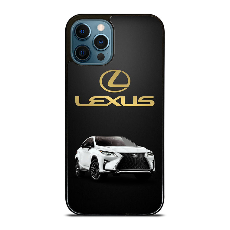 LEXUS WHITE CAR GOLD LOGO iPhone 12 Pro Max Case