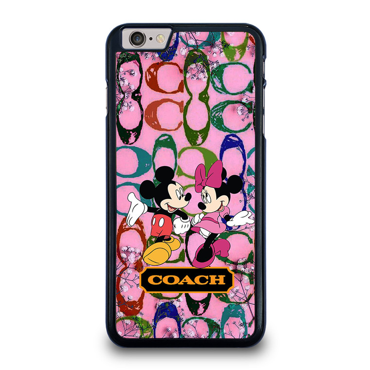 COACH PINK FLOWER MICKEY MINNIE iPhone 6 / 6S Plus Case