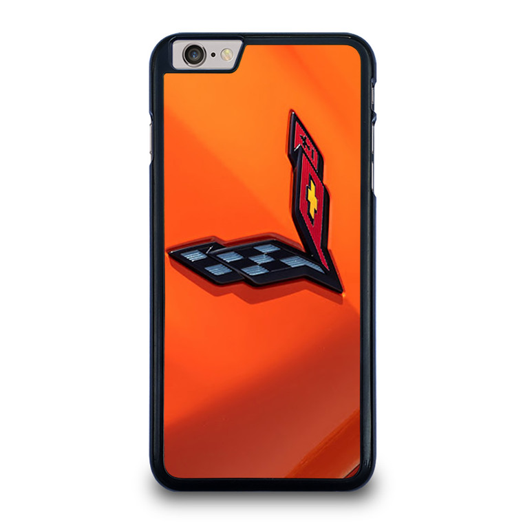CORVETTE ORANGE LOGO iPhone 6 / 6S Plus Case