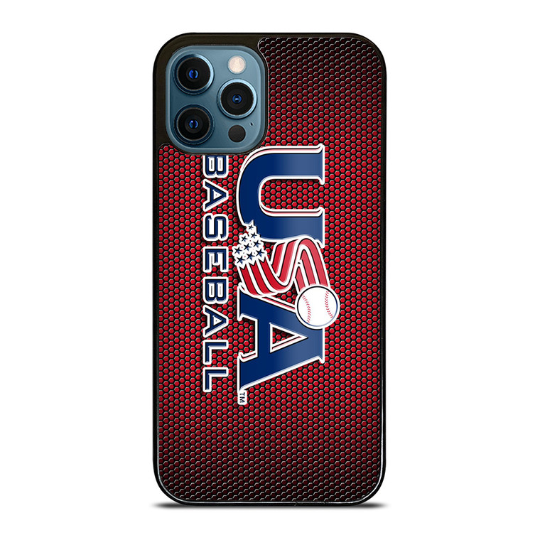 MAJOR BASEBALL LEAGUE LOGO RED iPhone 12 Pro Max Case