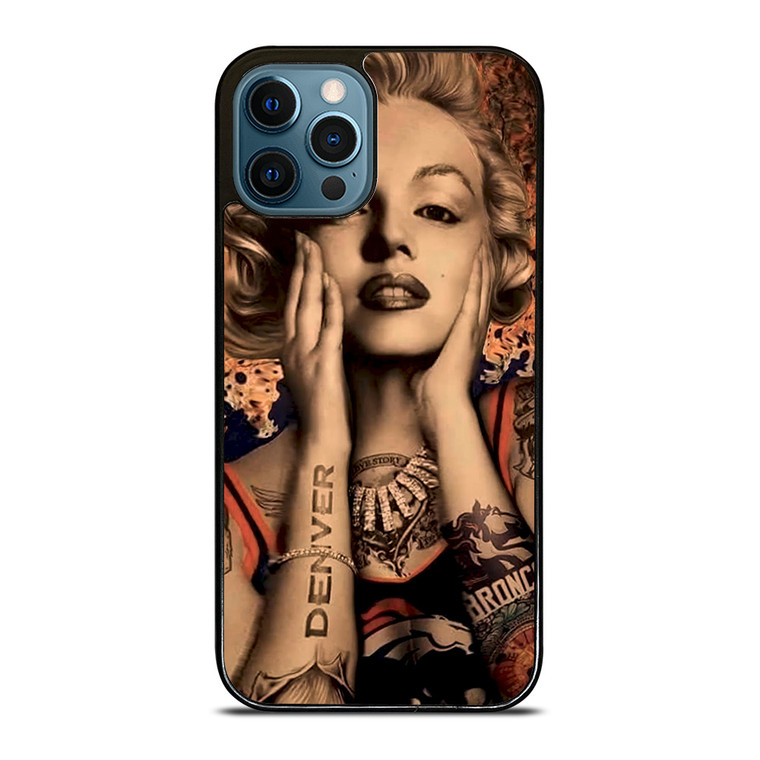 MARILYN MONROE TATTOO FAN ART iPhone 12 Pro Max Case