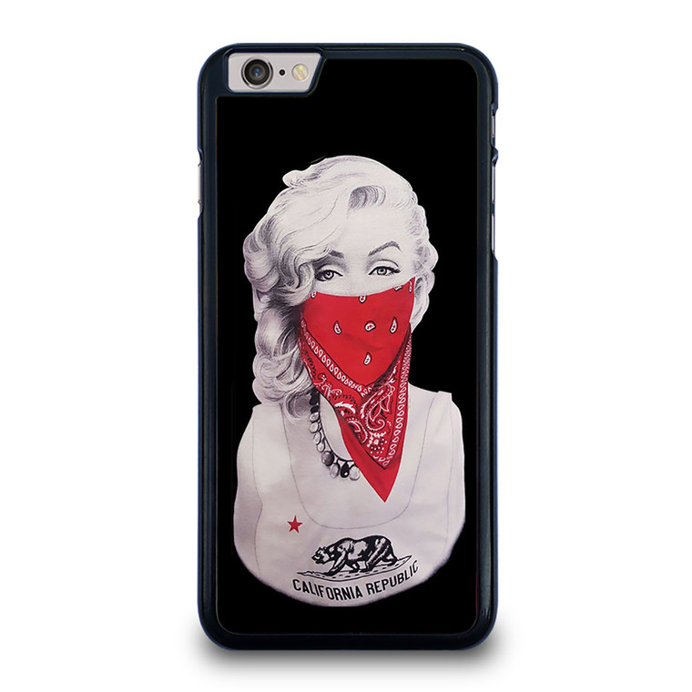 MARILYN MONROE RED BANDANA GANGSTER iPhone 6 / 6S Plus Case