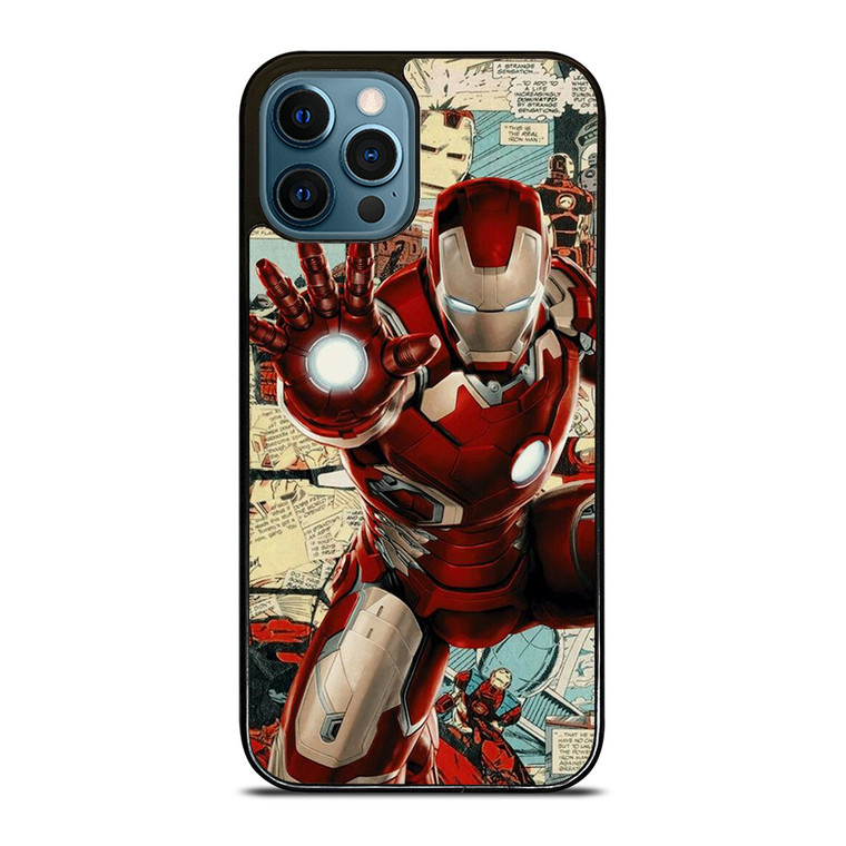 MARVEL IRONMAN COLLAGE COMIC iPhone 12 Pro Max Case