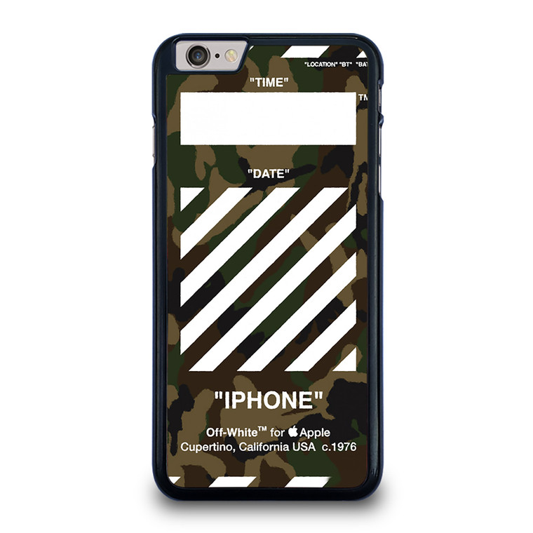 OFF WHITE CAMO BACKGROUND iPhone 6 / 6S Plus Case