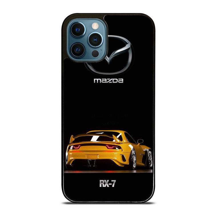MAZDA RX7 YELLOW CARS iPhone 12 Pro Max Case