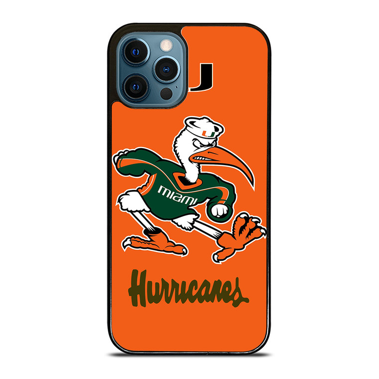 MIAMI HURRICANES LOGO iPhone 12 Pro Max Case