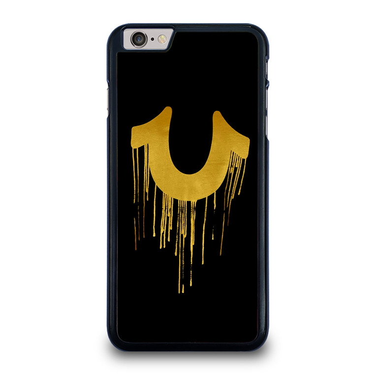 TRUE RELIGION GOLD BLACK LOGO iPhone 6 / 6S Plus Case