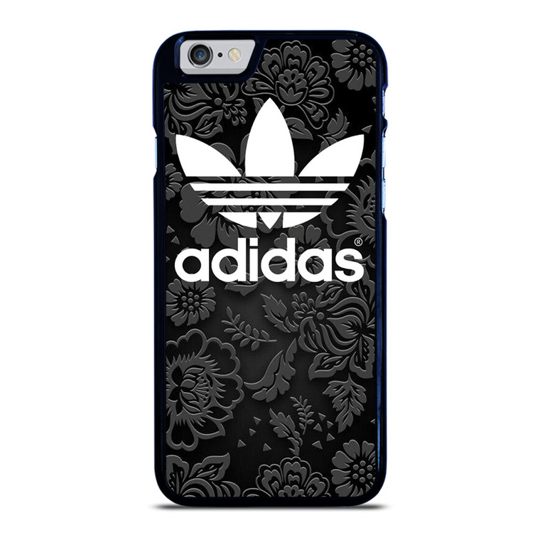 ADIDAS LOGO BLACK FLORAL iPhone 6 / 6S Case