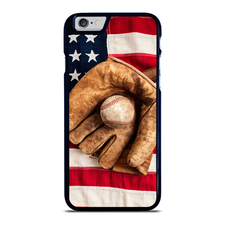 BASEBALL GLOVE AMERICAN FLAG iPhone 6 / 6S Case
