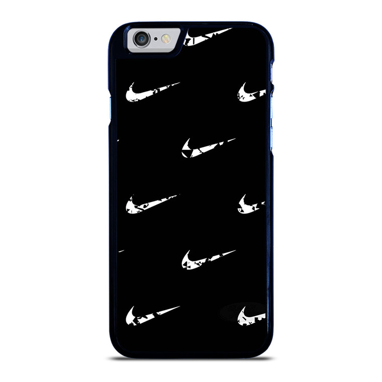 BLACK NIKE LOGO PATTERN iPhone 6 / 6S Case