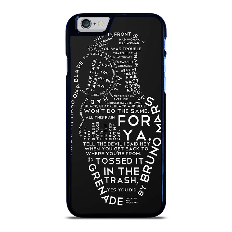 BRUNO MARS LYRICS iPhone 6 / 6S Case