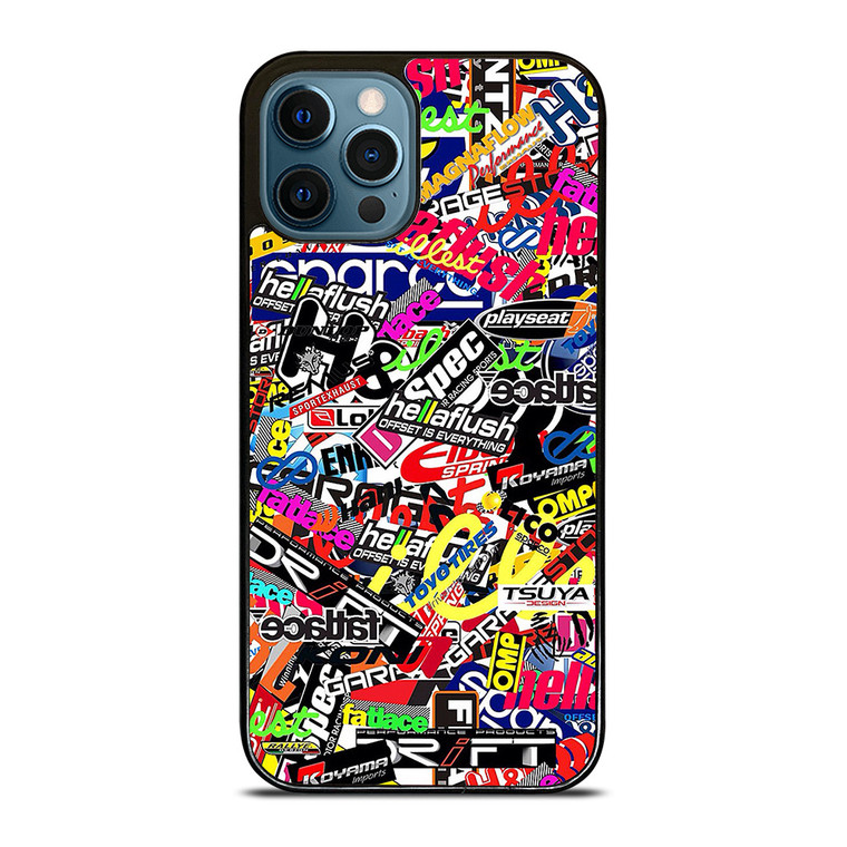 MOTOCROSS MX STICKER BOMB iPhone 12 Pro Max Case