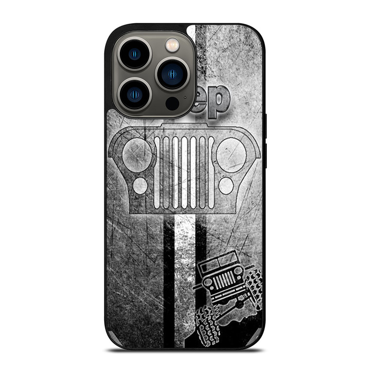 JEEP LOGO SILVER iPhone 13 Pro Case