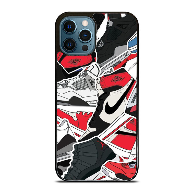 NIKE AIR JORDAN SHOES ART iPhone 12 Pro Max Case