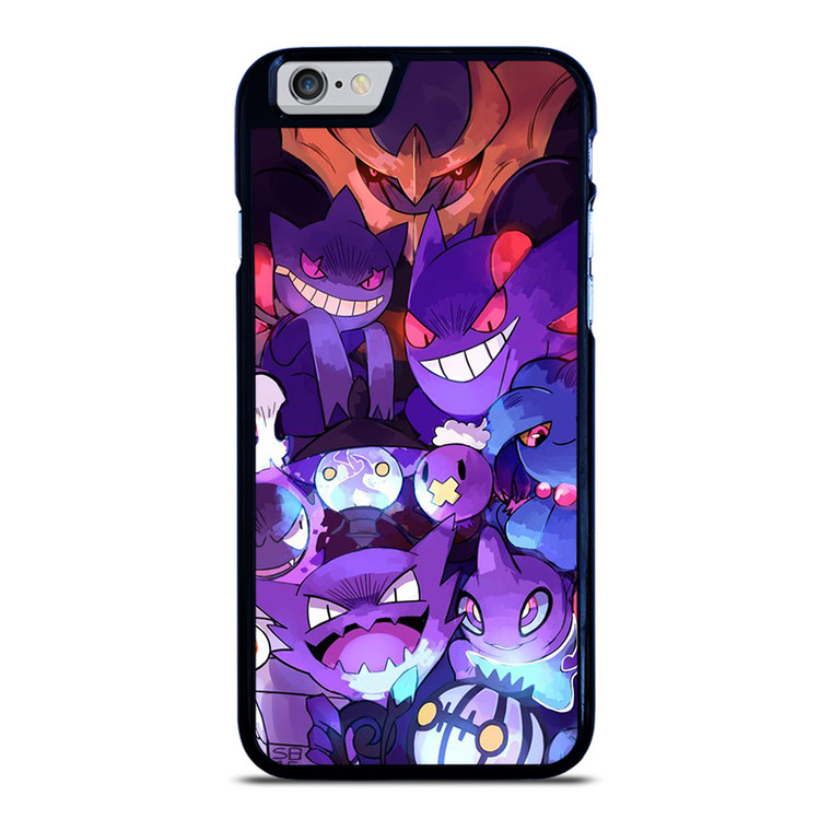POKEMON GASTLY HAUNTER GENGAR ART GO iPhone 6 / 6S Case