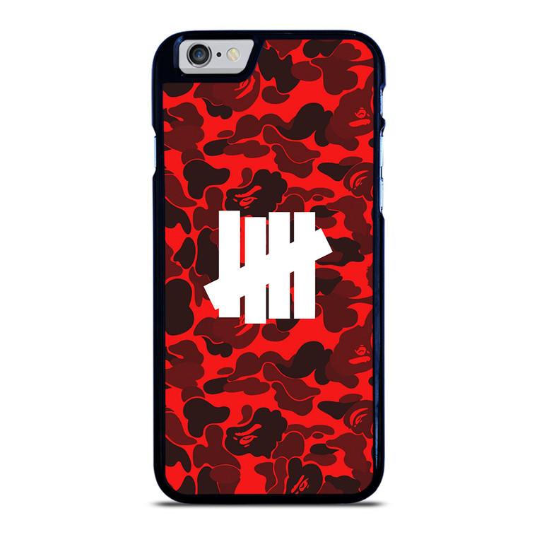 UNDEFEATED BAPE CAMO RED iPhone 6 / 6S Case UNDEFEATED BAPE CAMO RED iPhone 6 / 6S Case